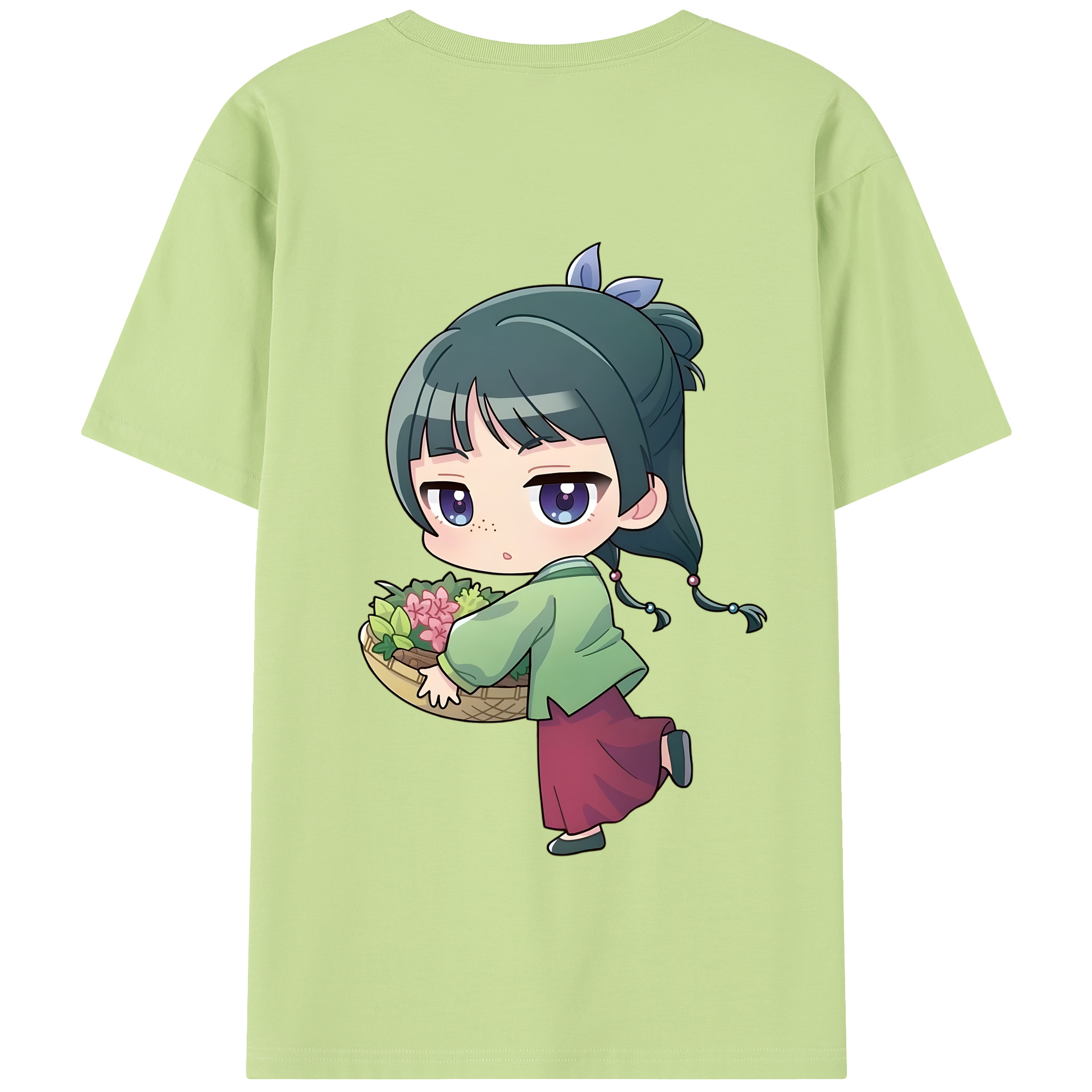 （画像用） 薬屋のひとりごと The Apothecary Diaries 綿100％半袖Tシャツ（背面プリント）
